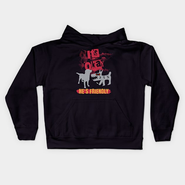 Dog just wants to play Kids Hoodie by Inspired Saints